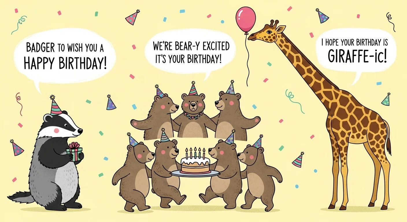 Moose & Deer Birthday Puns