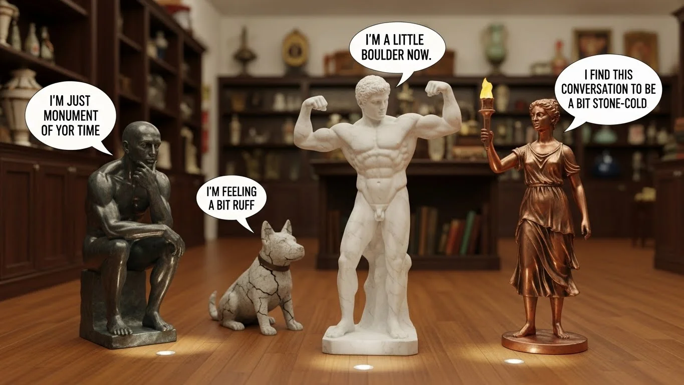 Museum Humor & Sculptur