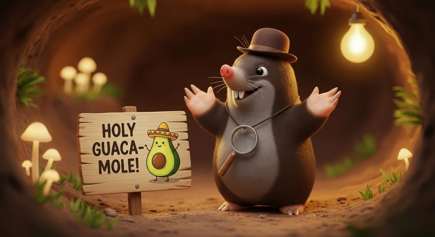 mole with the cool shades