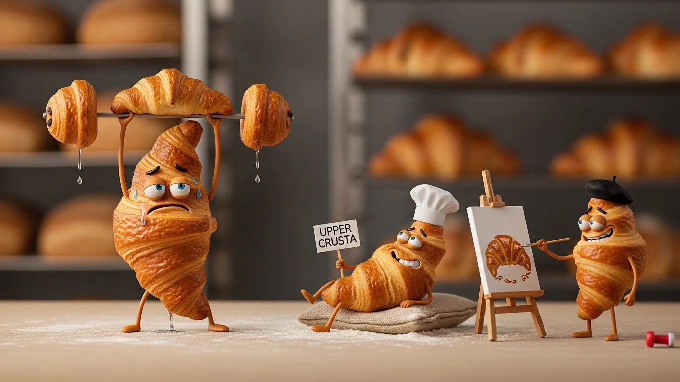 Breakfast Croissant Puns