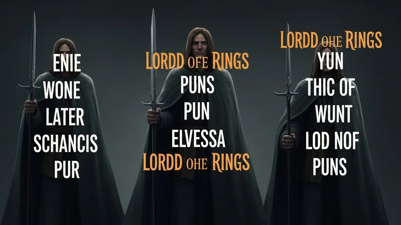 Clean Lord of the Rings Puns for Kids