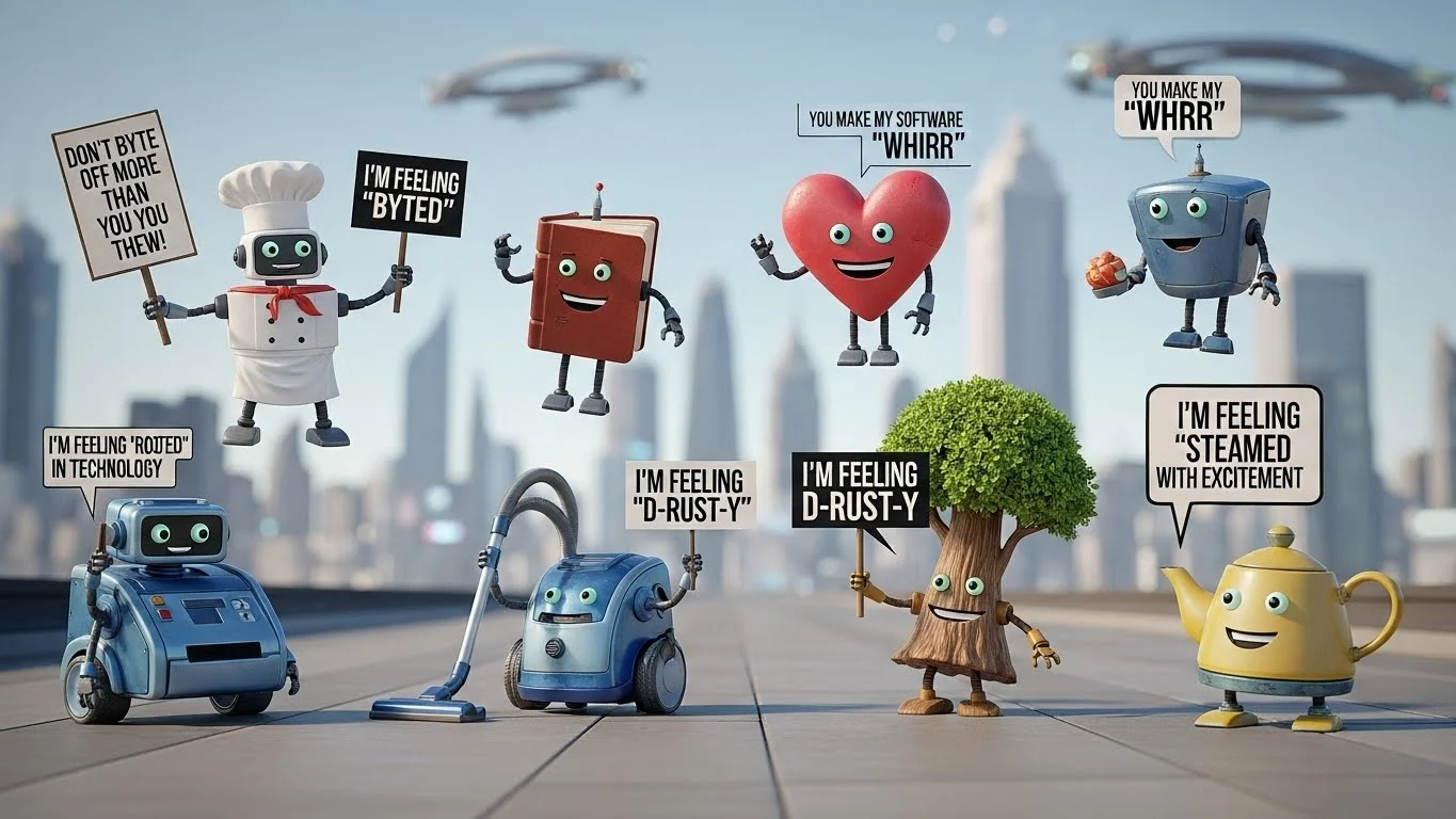 Clean Robot Puns for All Ages