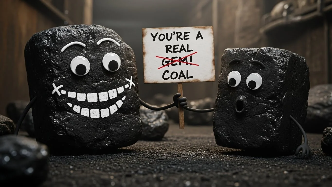 Coal Gift & Christmas Humor