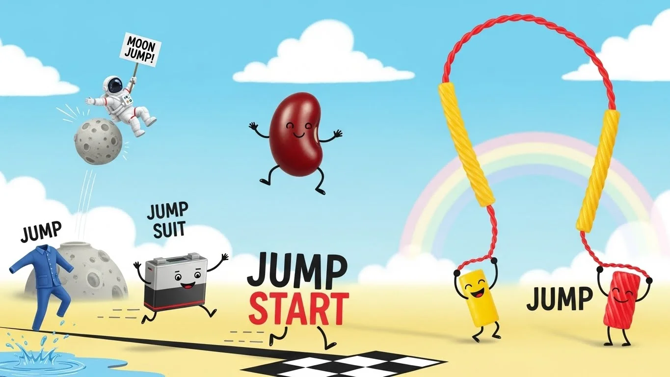 Fun Jumping Wordplay for Kids