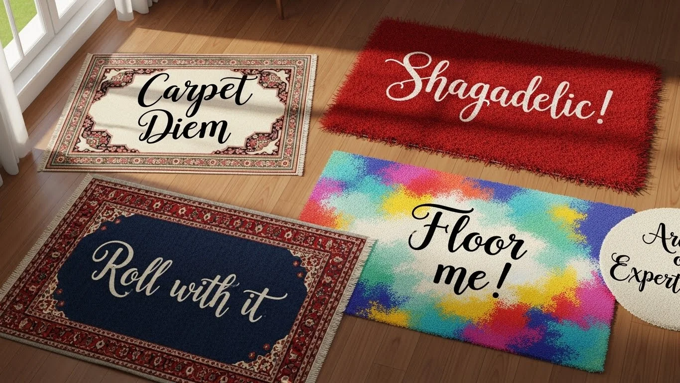 Funny Rug Wordplay