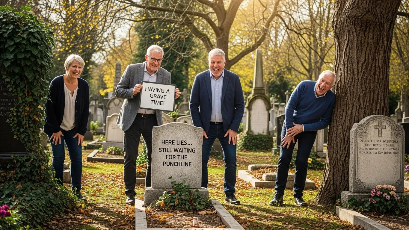 Gentle Gravestone Giggles