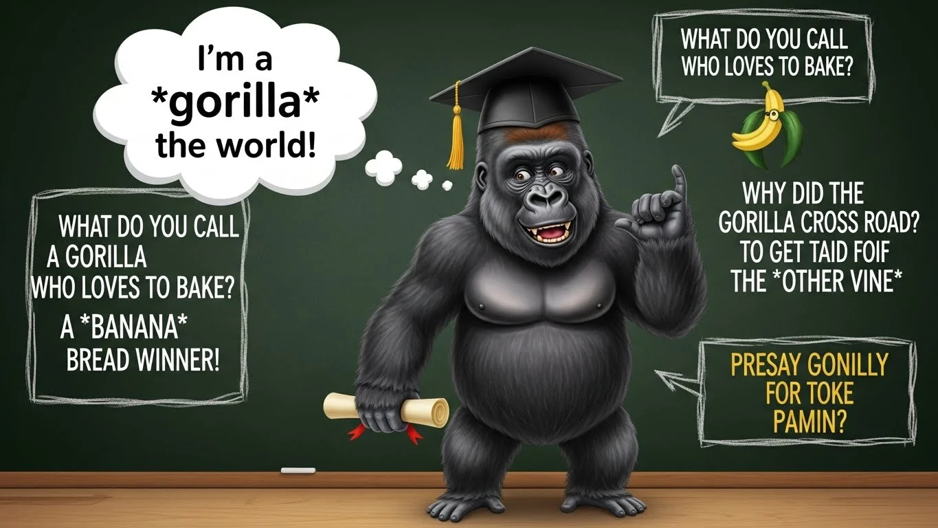 Gorilla Puns for Texts & Chats