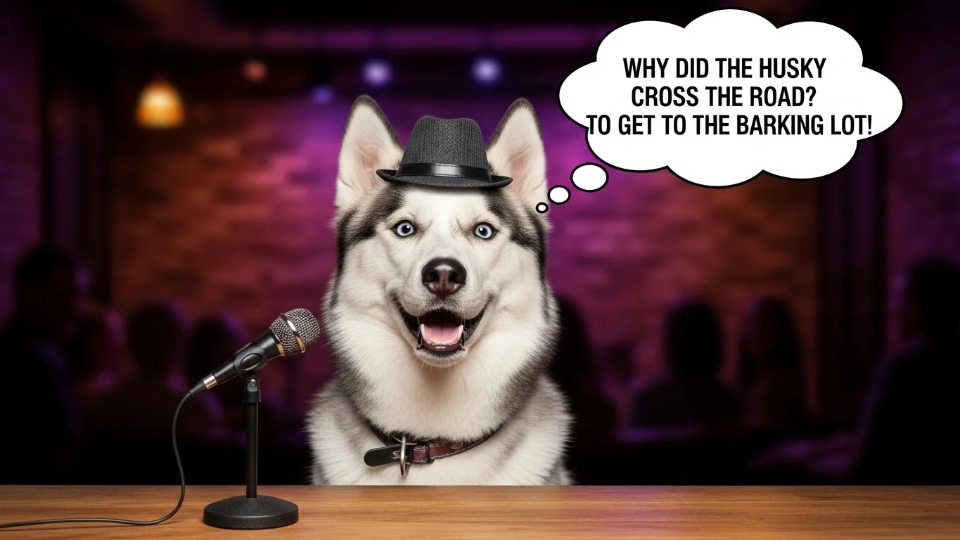 Husky Howling Humor