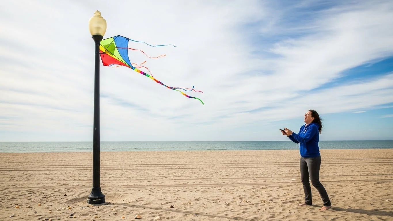 Night Sky Kite Humor