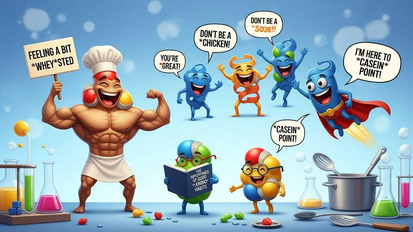 Protein Shake-Up Humor