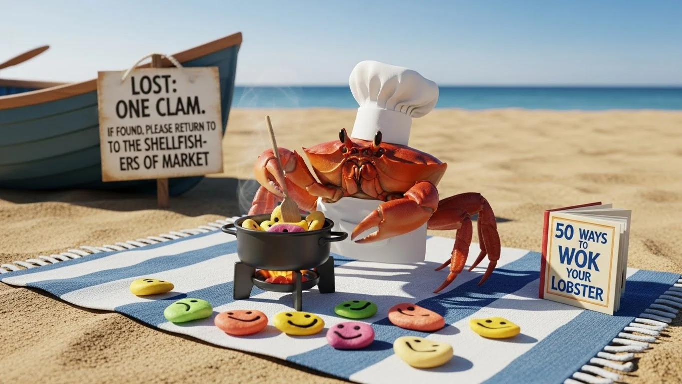 Shrimp Shenanigans for Bite-Sized Humor