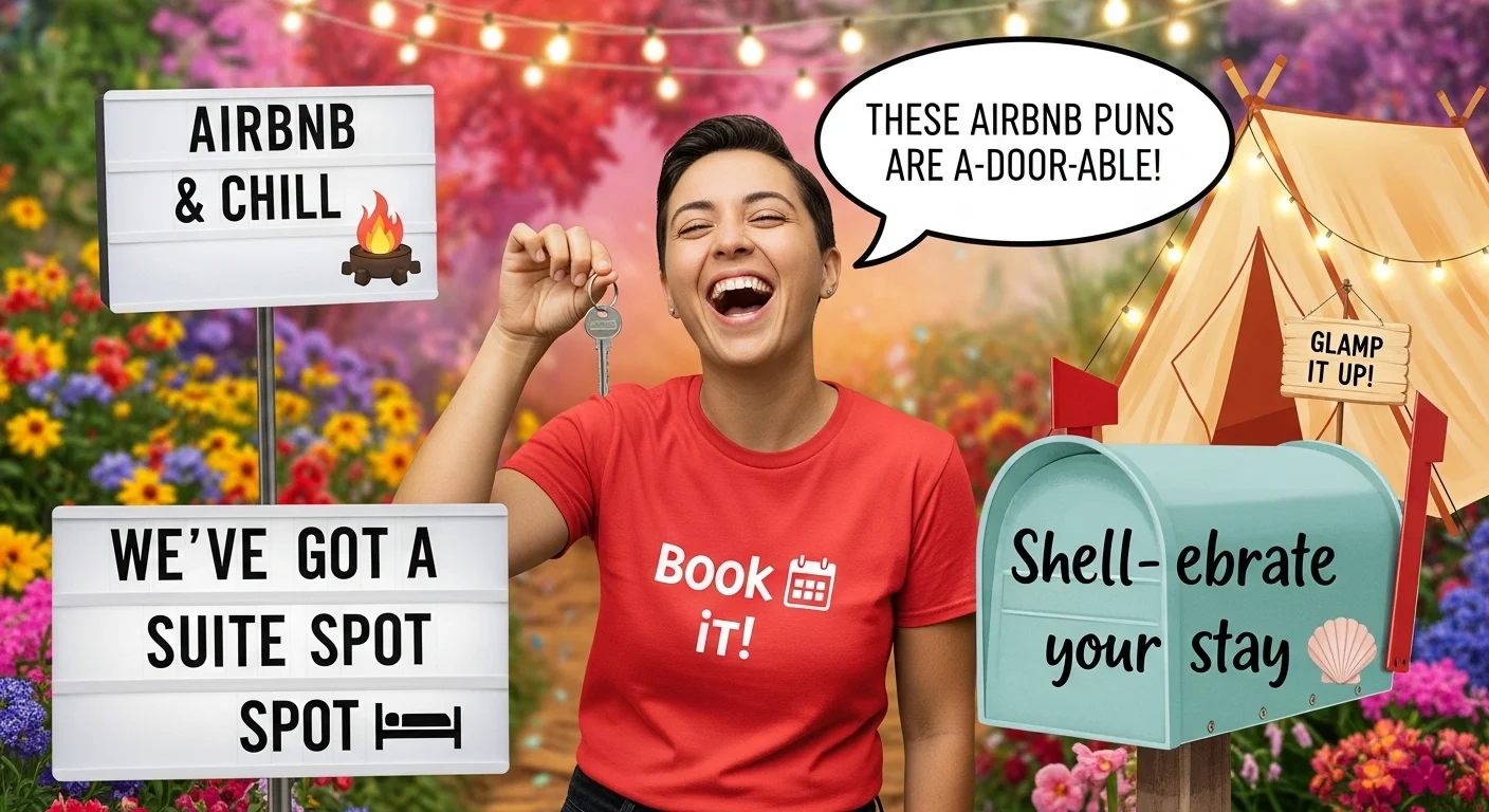 Airbnb Puns One-Liners