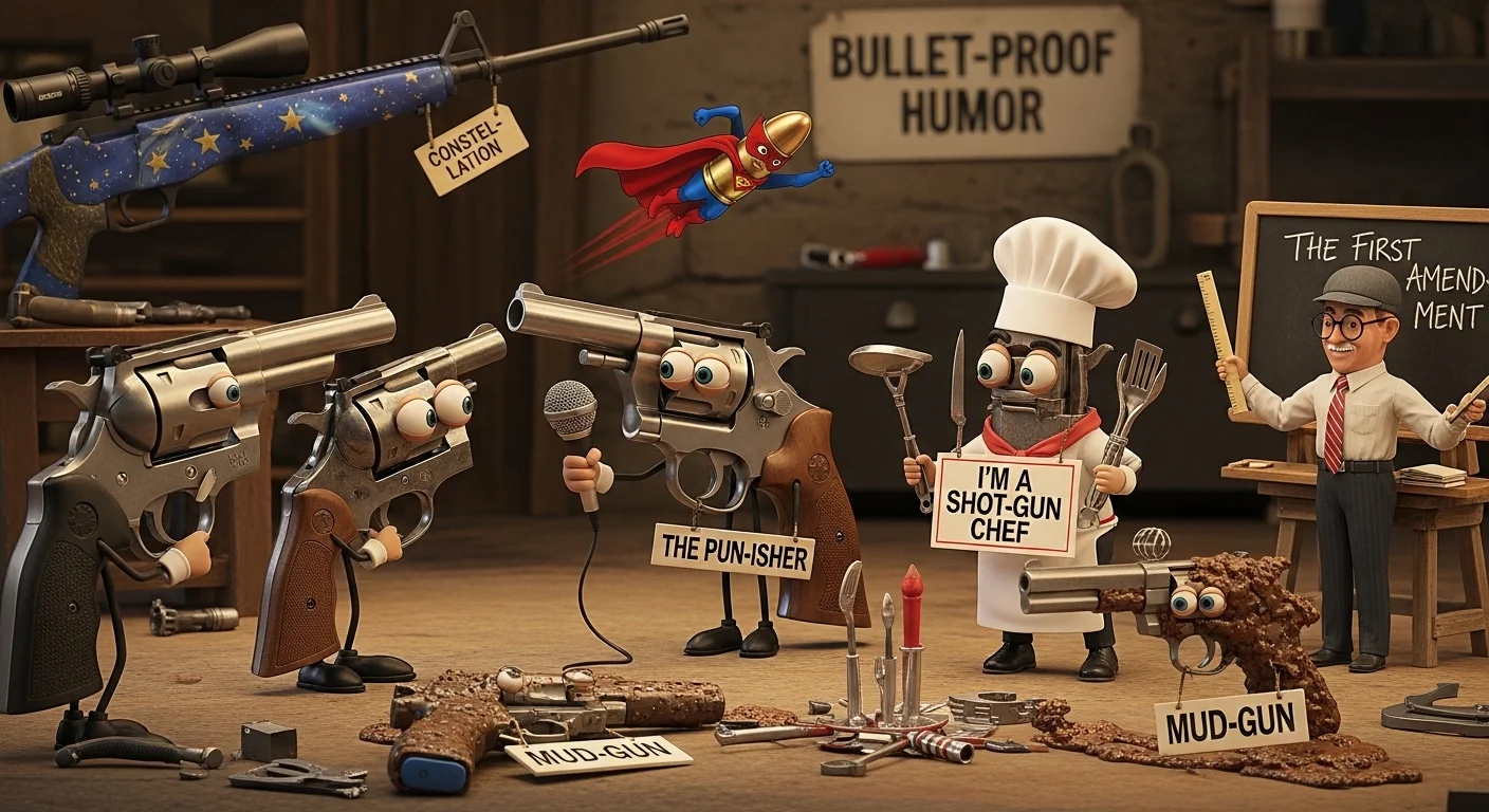 Gun Puns One-Liners