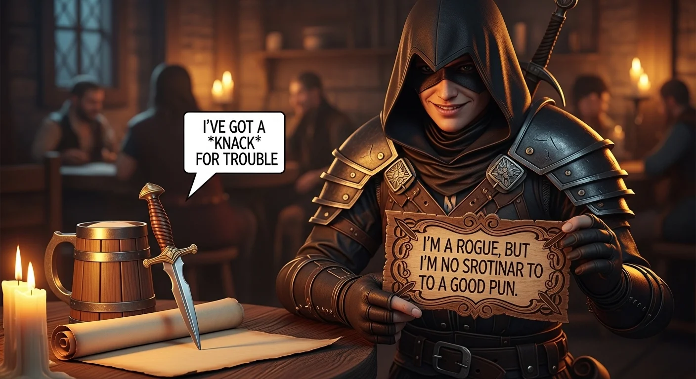 Rogue Puns One-Liners