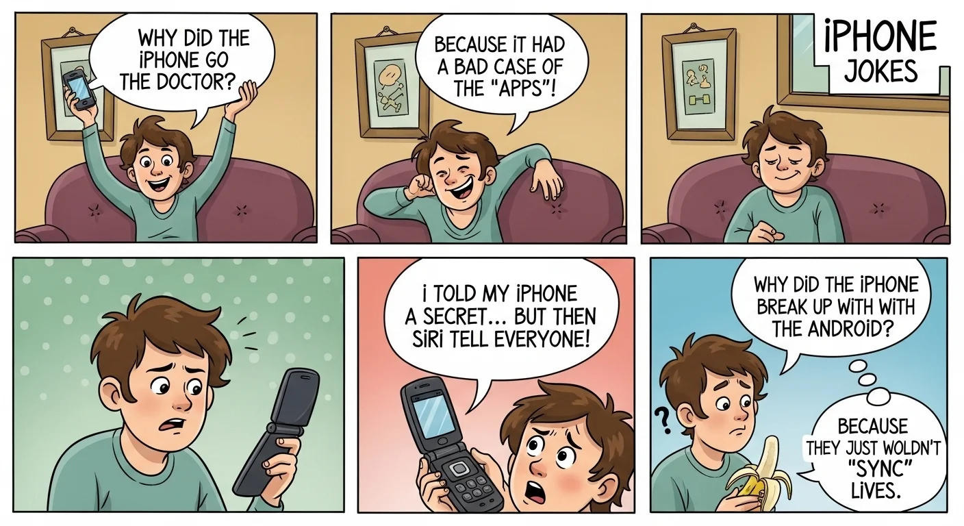 iPhone Jokes (Meme Style)