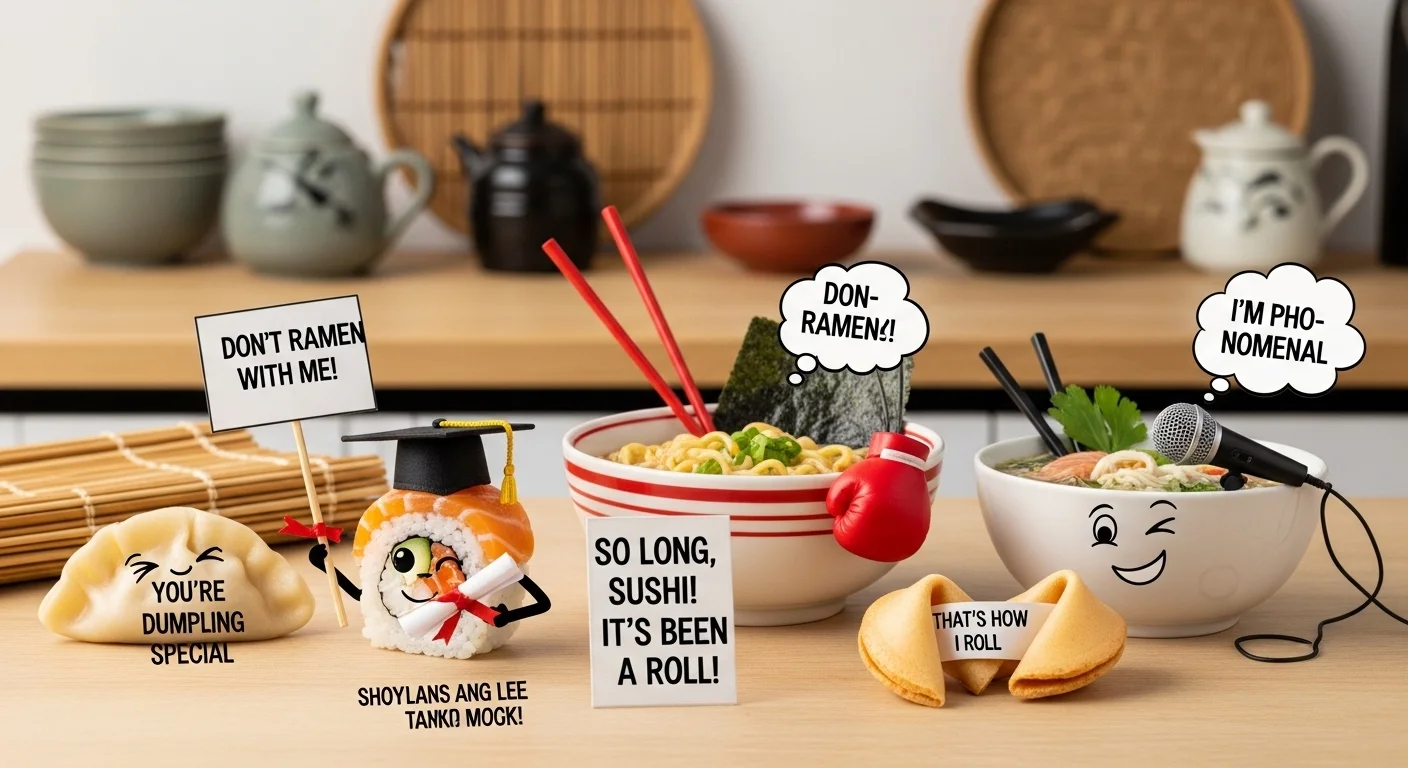 Asian Food Puns One-Liners