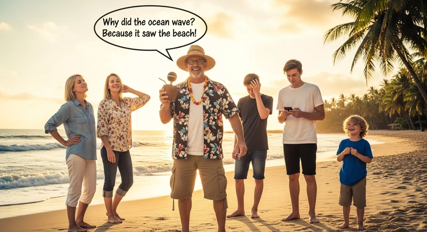 Beach Dad Jokes