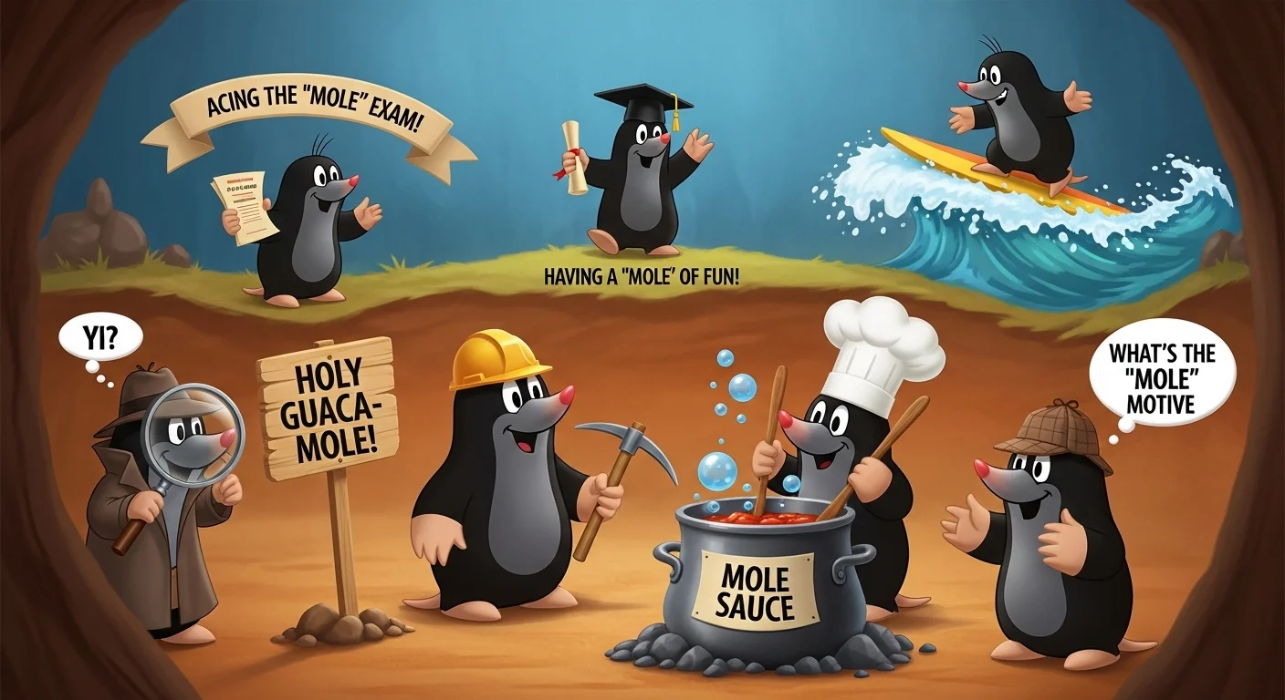 Chemistry Class Mole Jokes