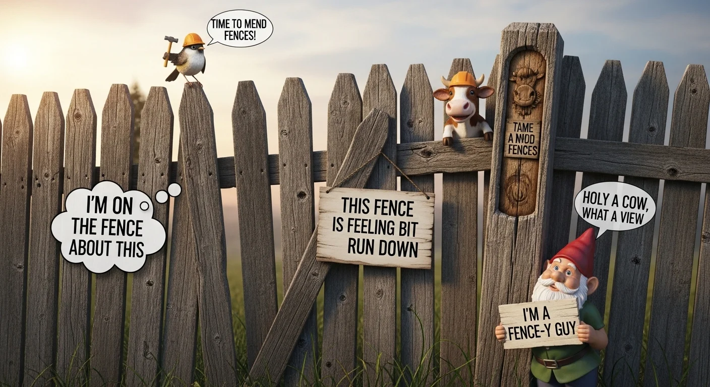 Fence puns one liners