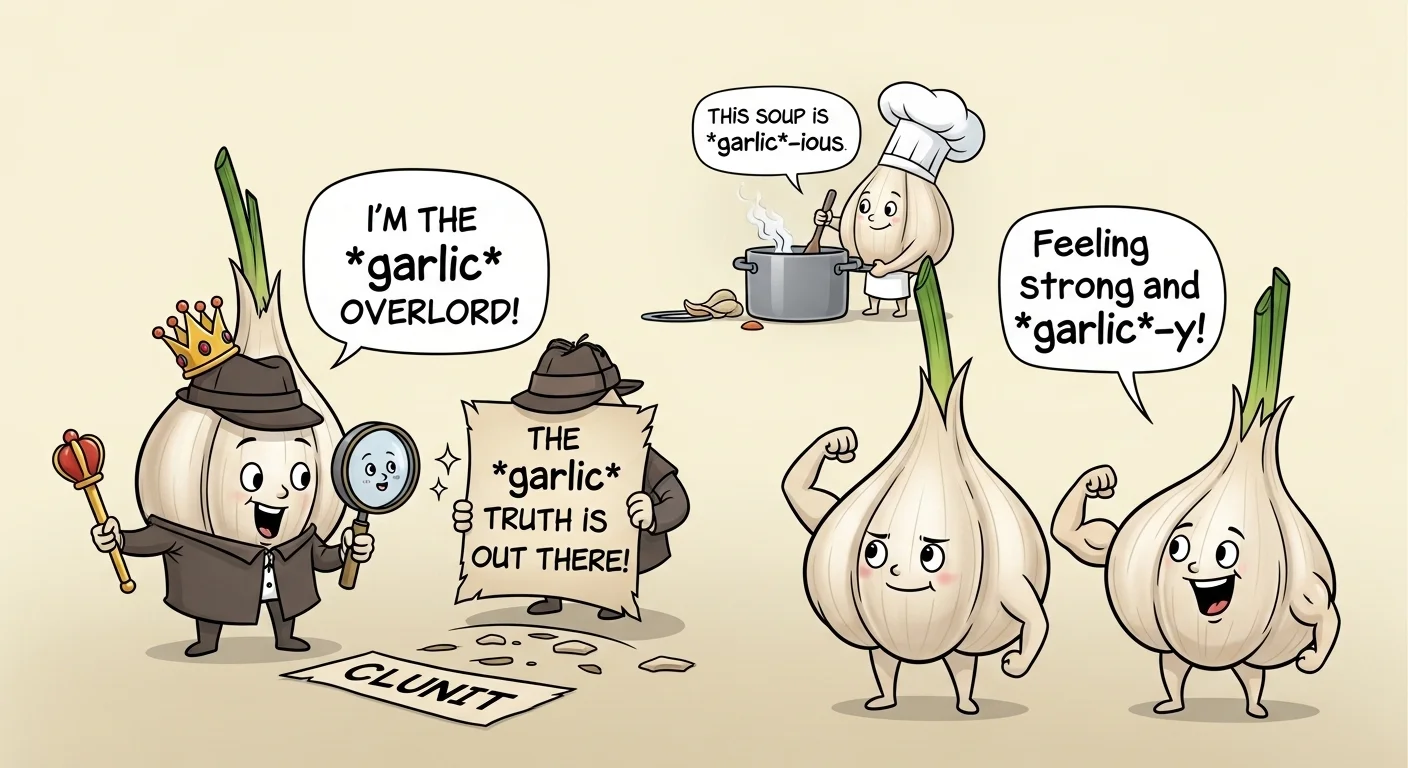 Funny Garlic Puns One Liners