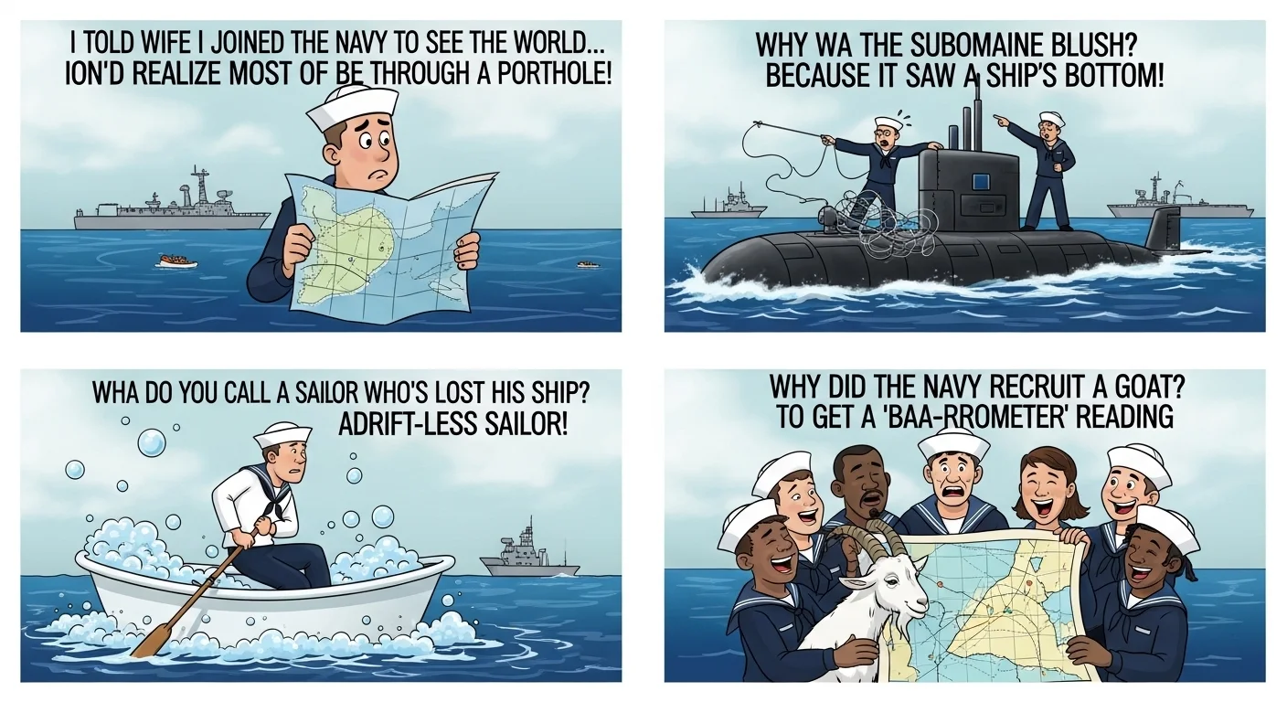 Navy Jokes — One Liners