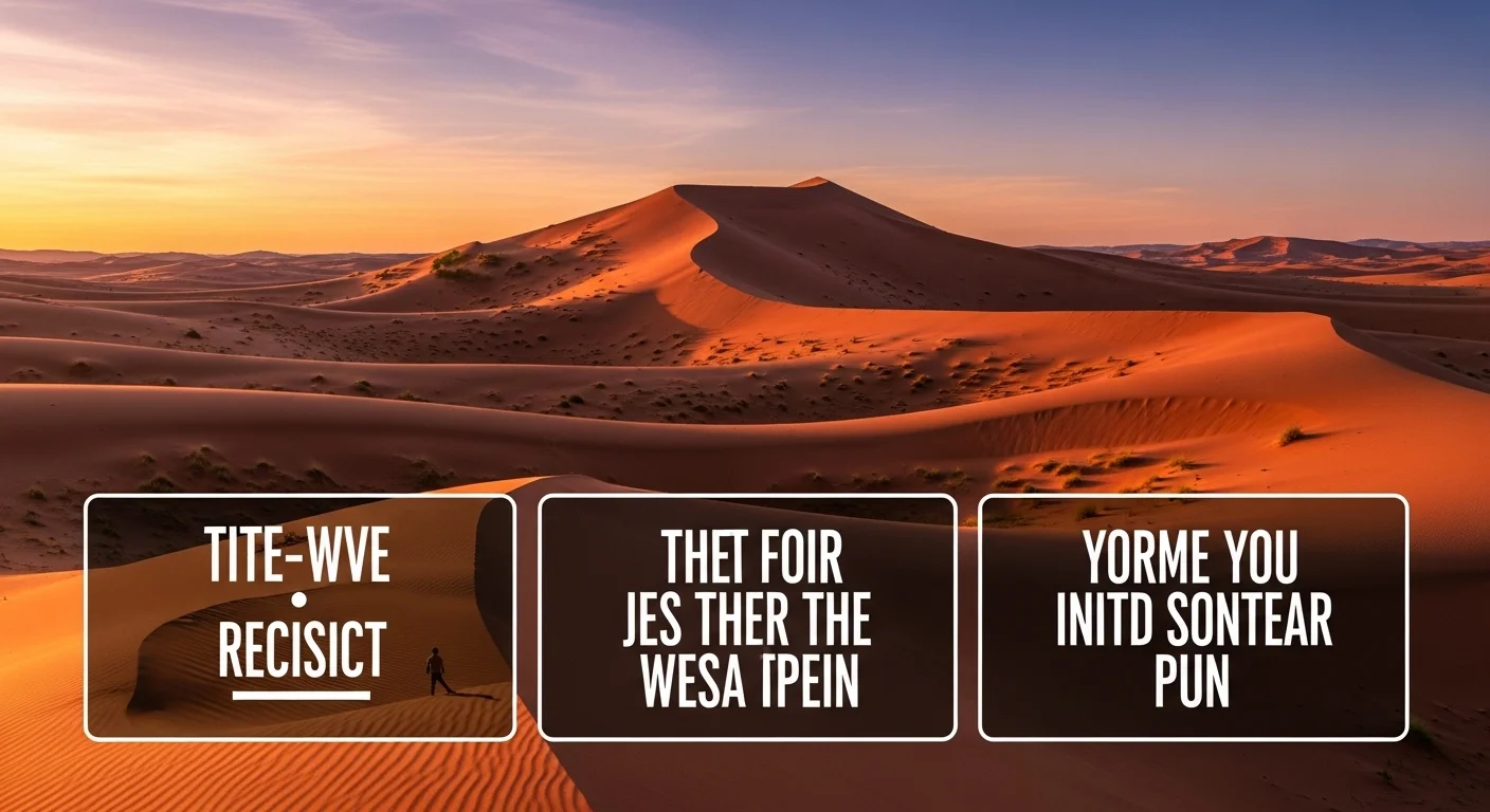 Desert Puns for Instagram