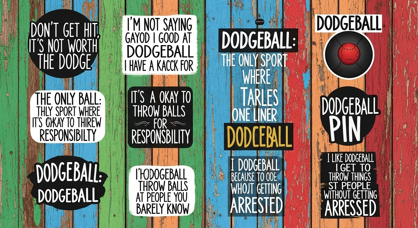 Dodgeball Puns One-Liners
