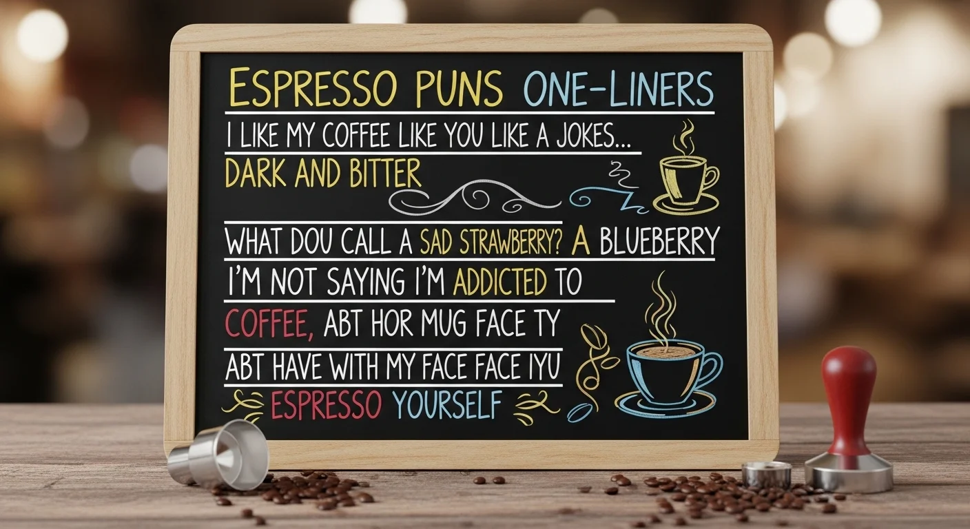 Espresso Puns One-Liners