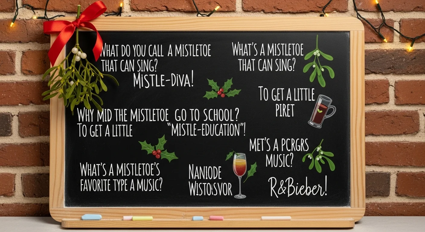Mistletoe Puns One-Liners