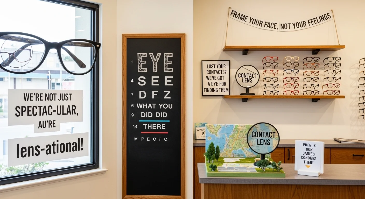 Optometry Puns — One-Liners