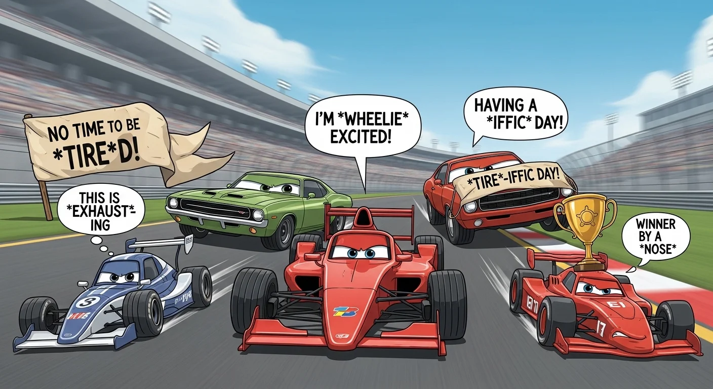 Race Car Puns One-Liners