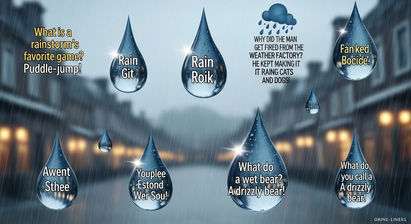 Rain Jokes One-Liners