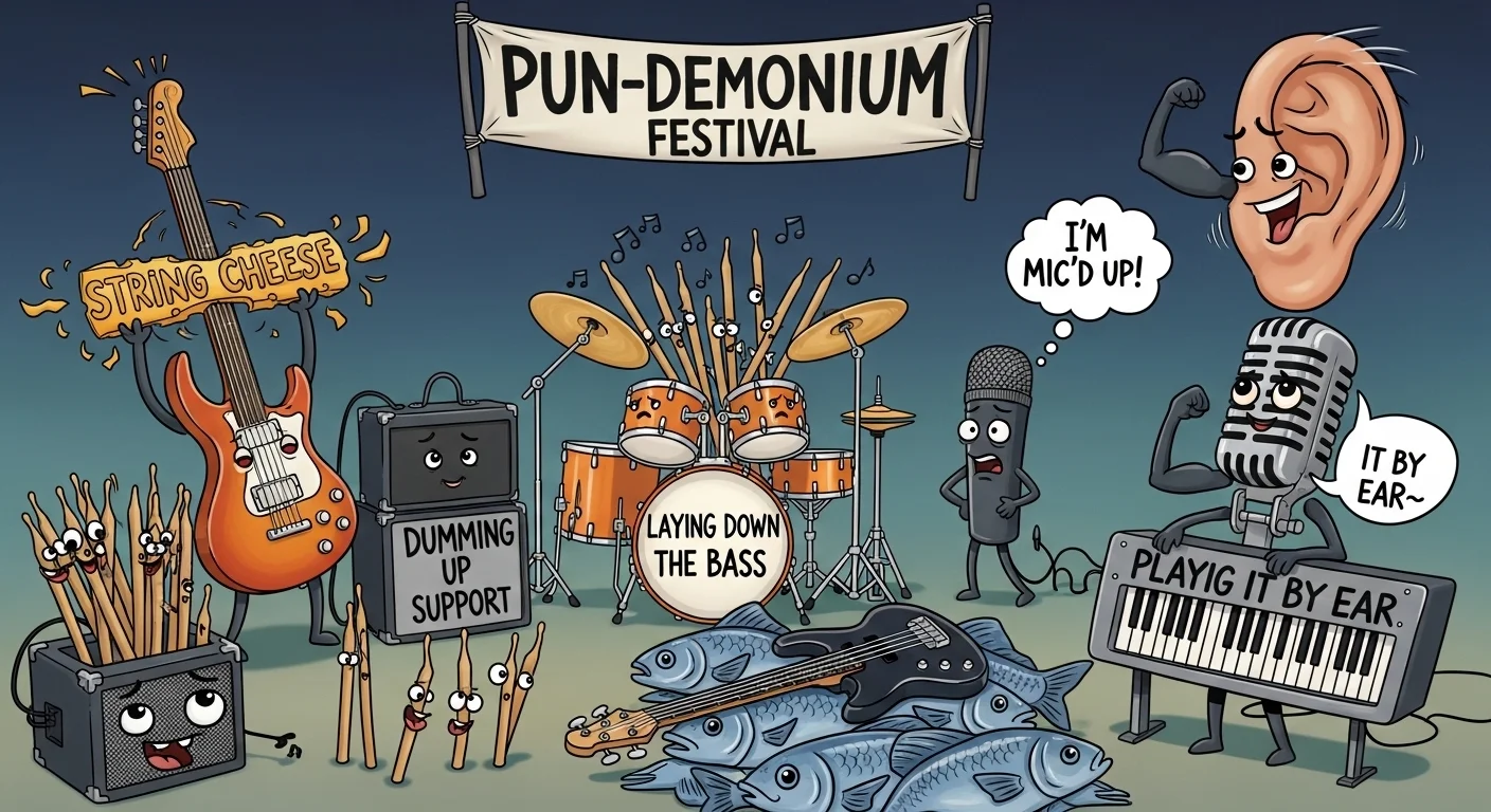 Rock n roll puns names