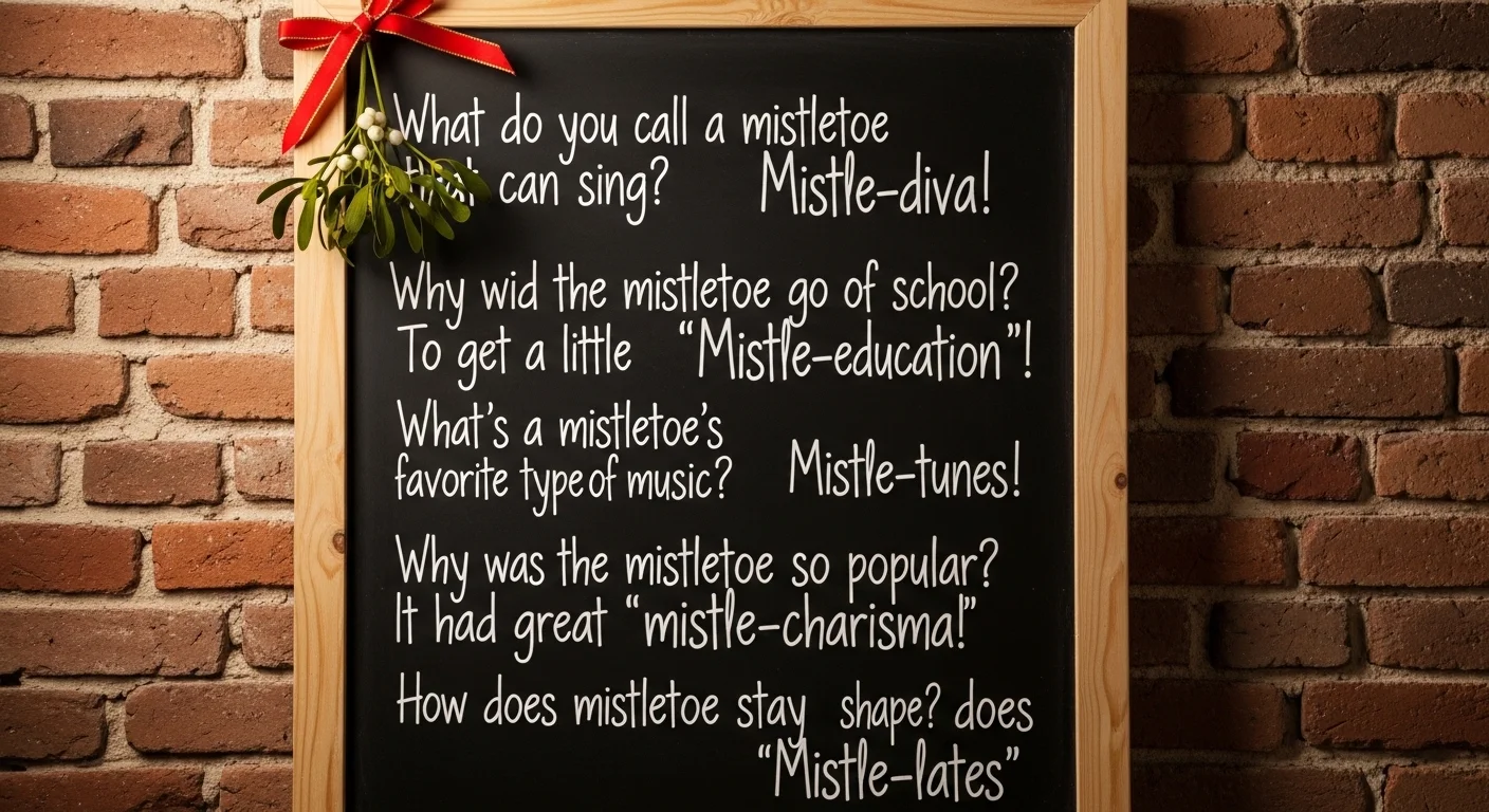 Santa-Approved Mistletoe Jokes