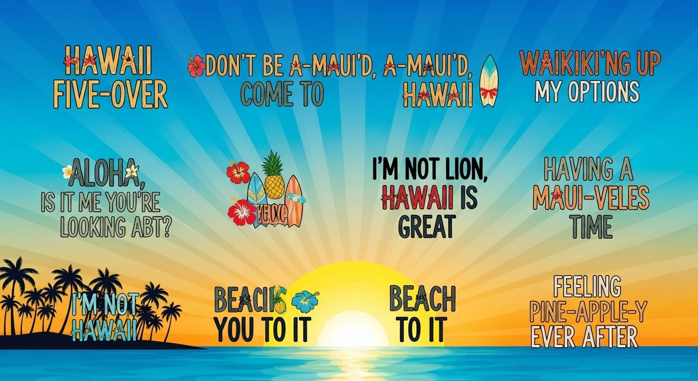 Short Hawaii puns