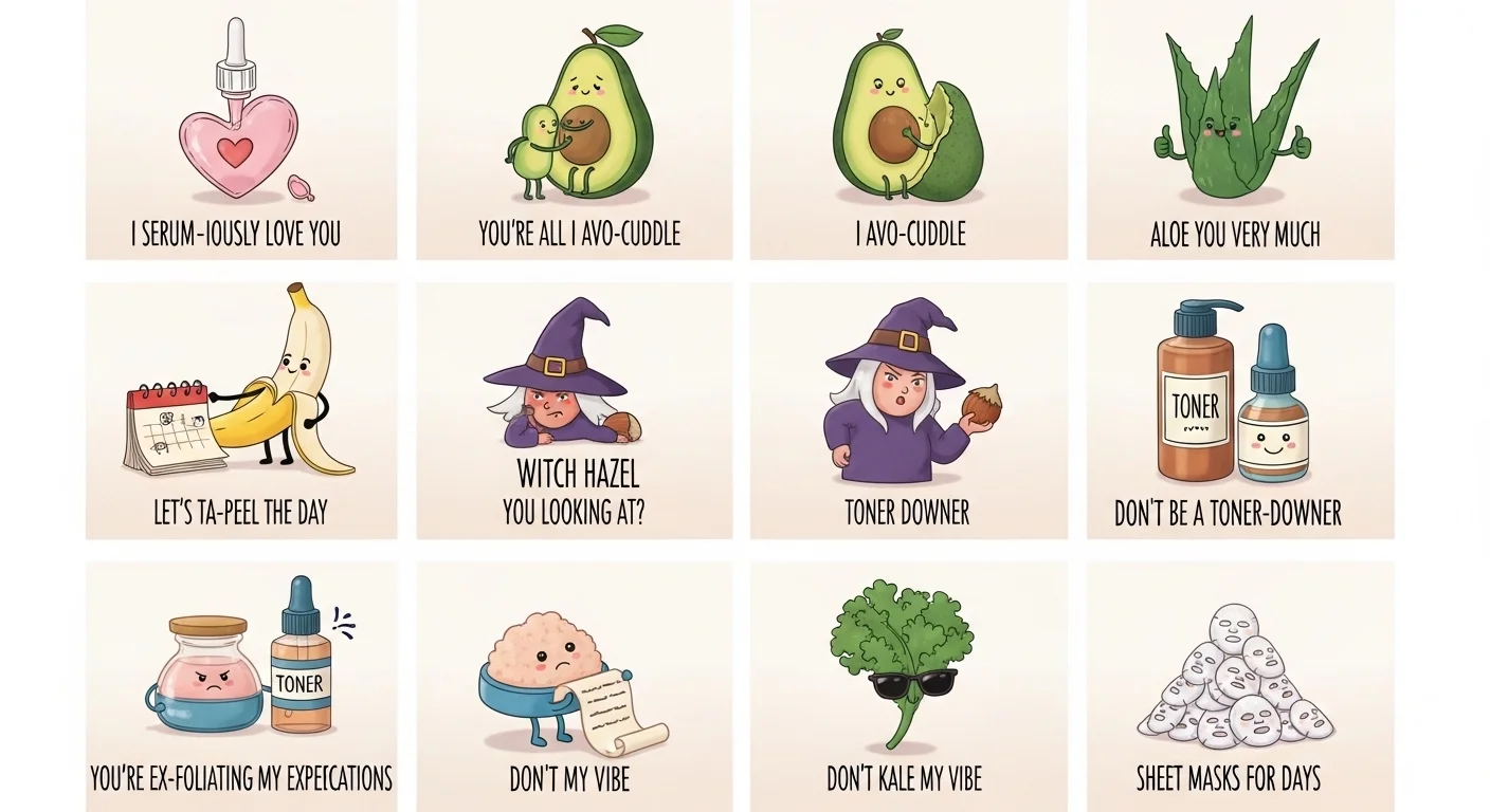 Skincare Puns