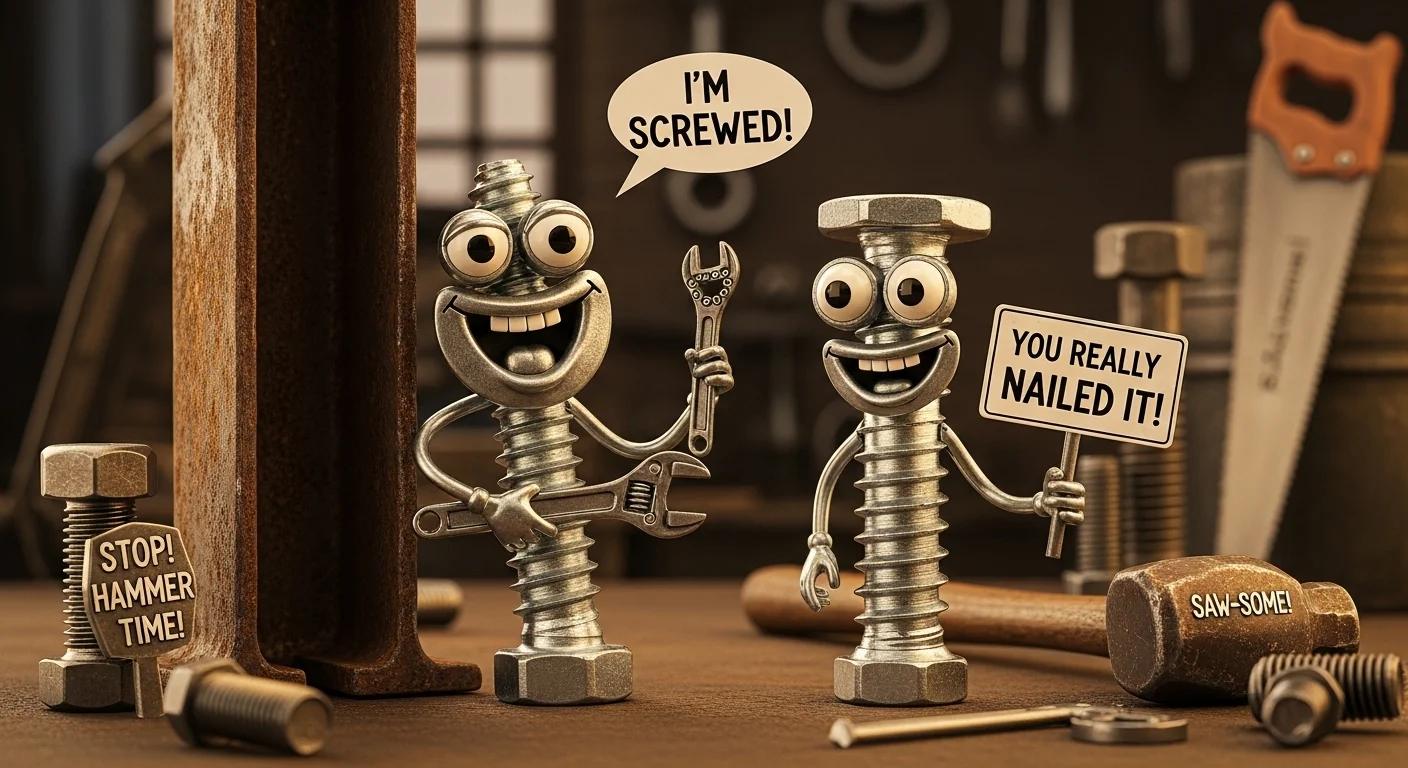 ⚙️ Metal Puns One Liners