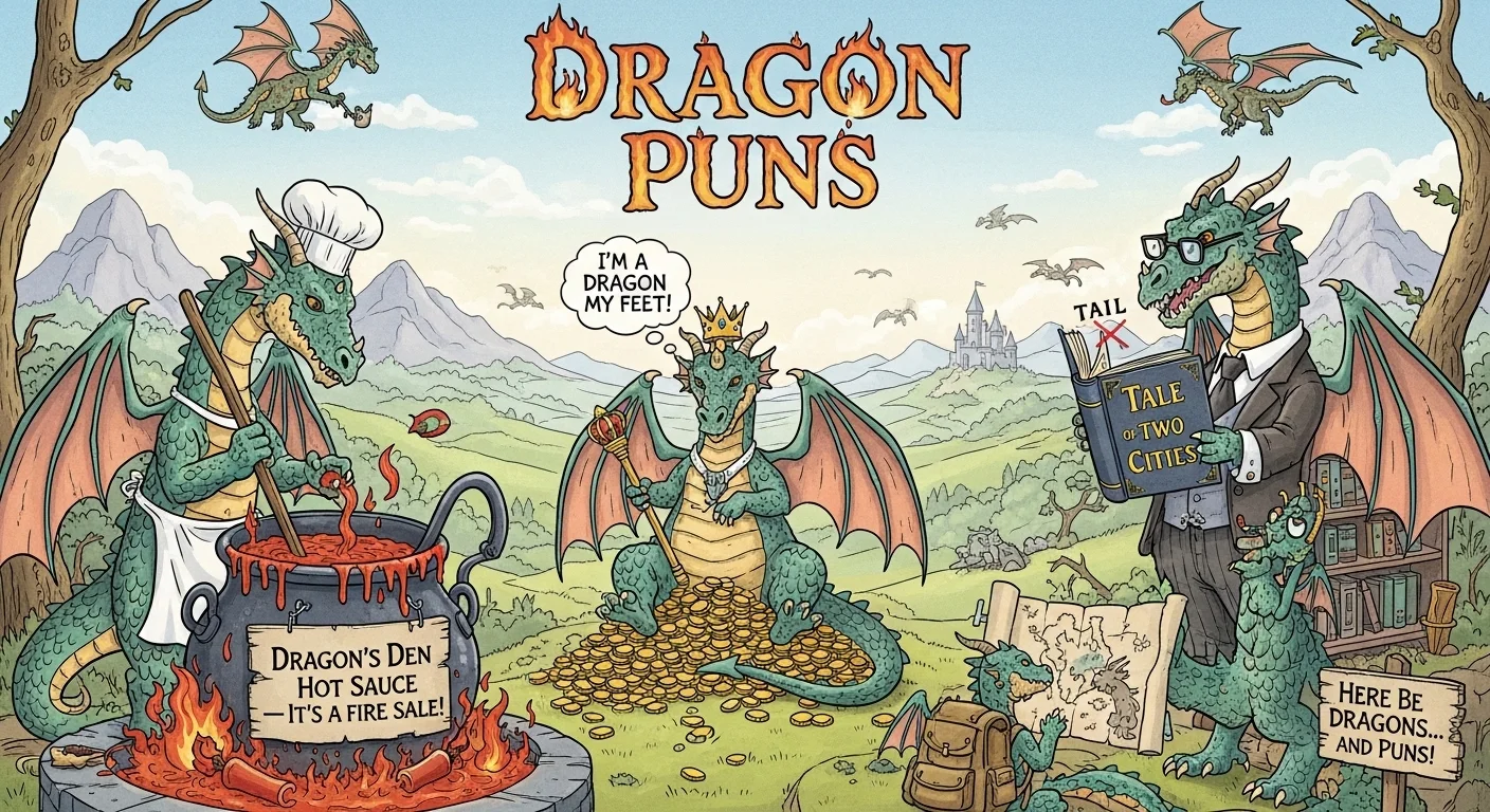 🐉 Dragon Puns Names