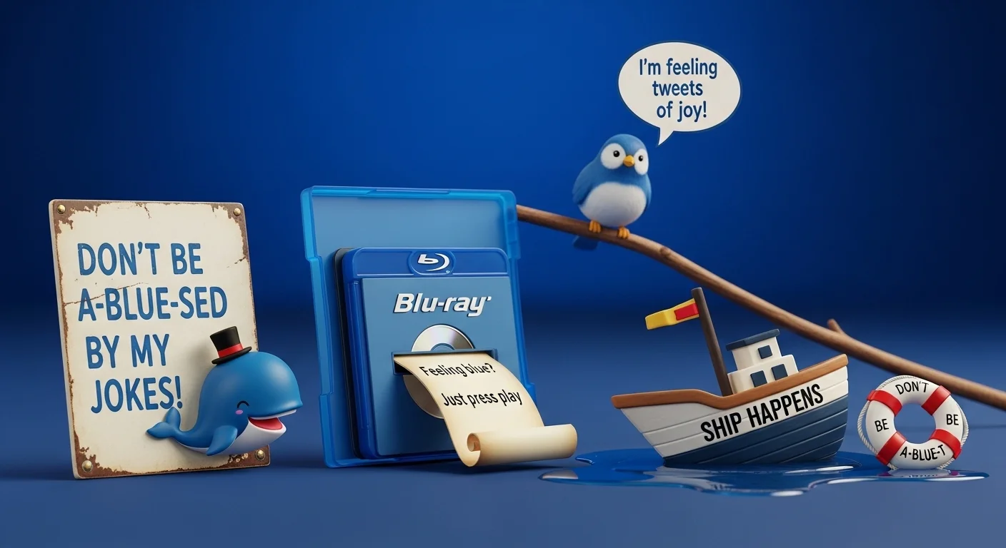 💙 Short Blue Puns