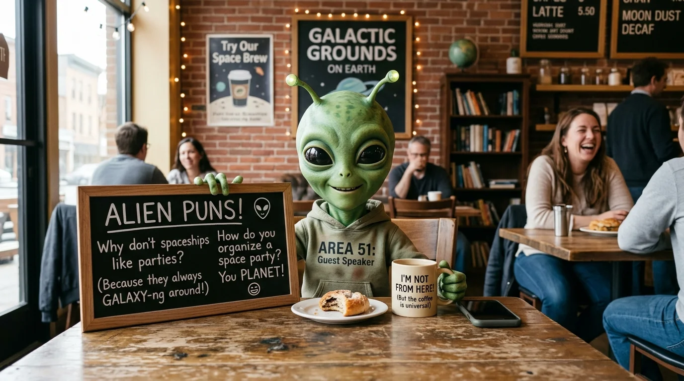Alien puns one liners