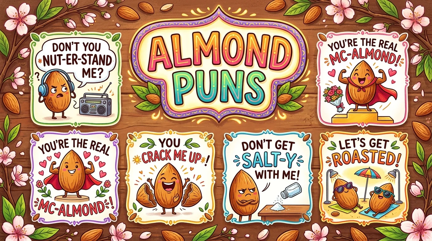 Almond Puns One Liners