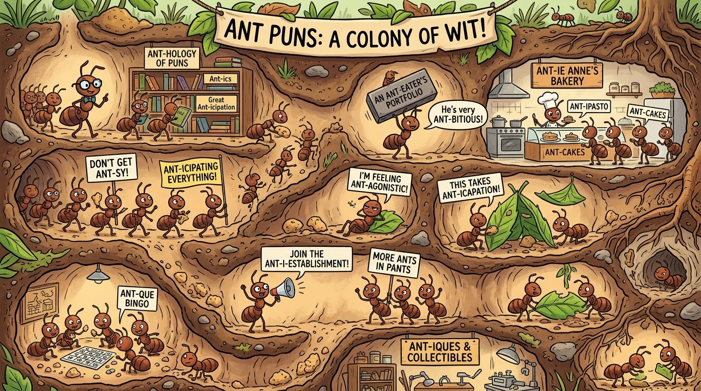 Ant Puns One-Liners