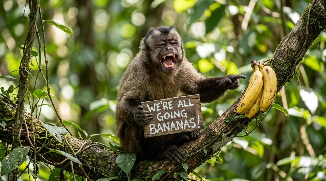 Cheeky Monkey Captions 📸