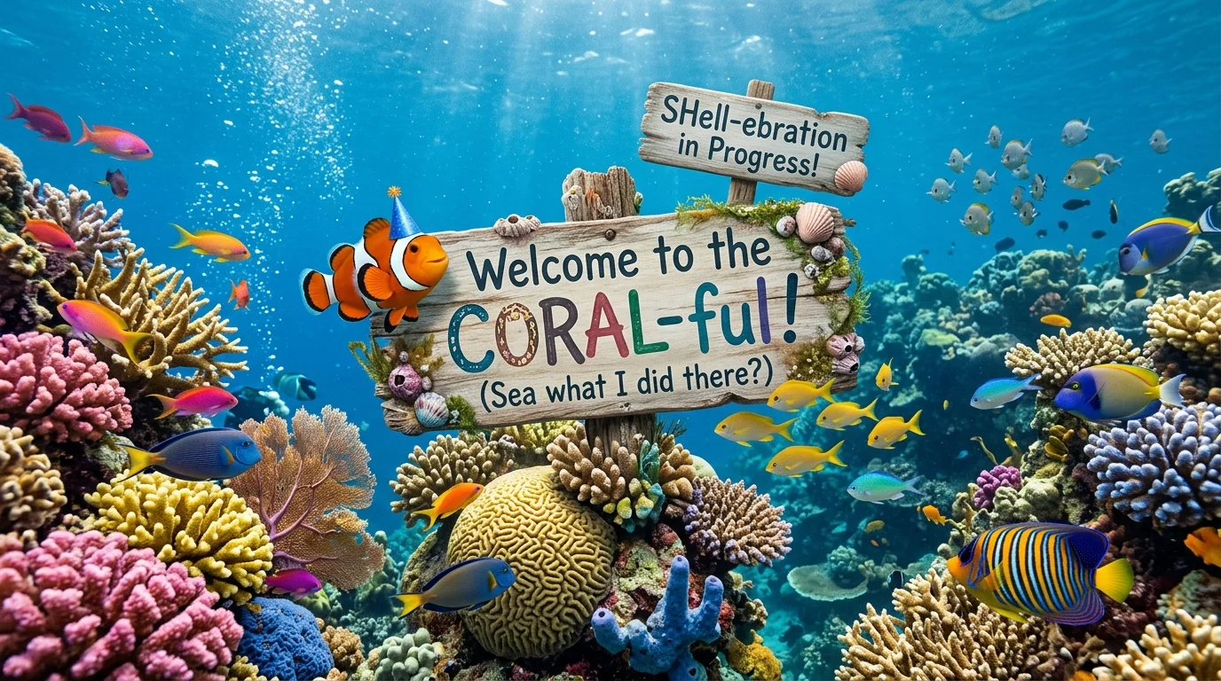 Coral Puns One Liners