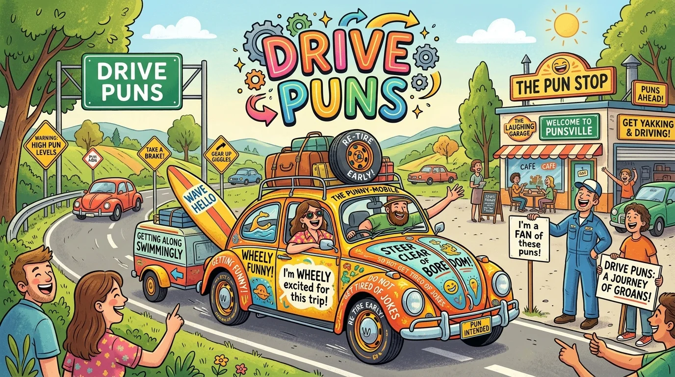 Drive Puns One-Liners