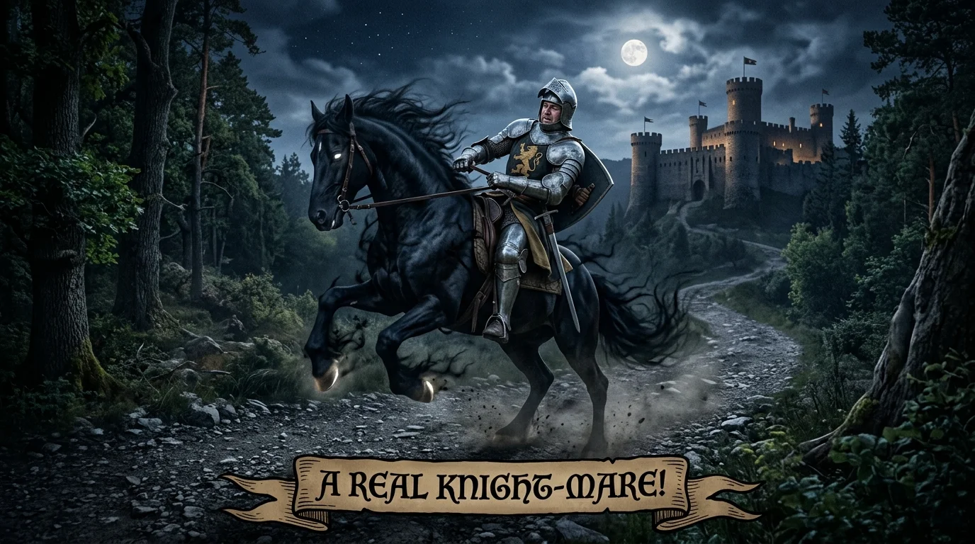 Featherlight Knight Humor