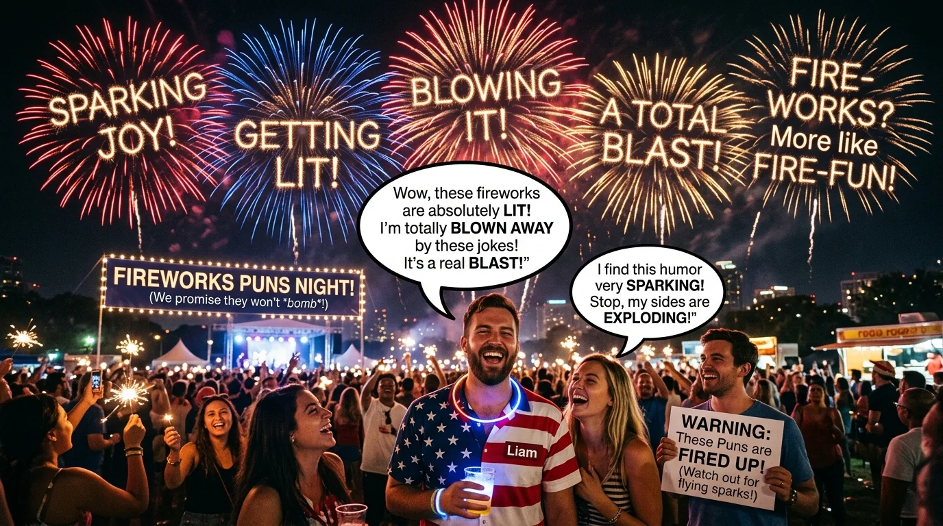 Fireworks Puns One-Liners