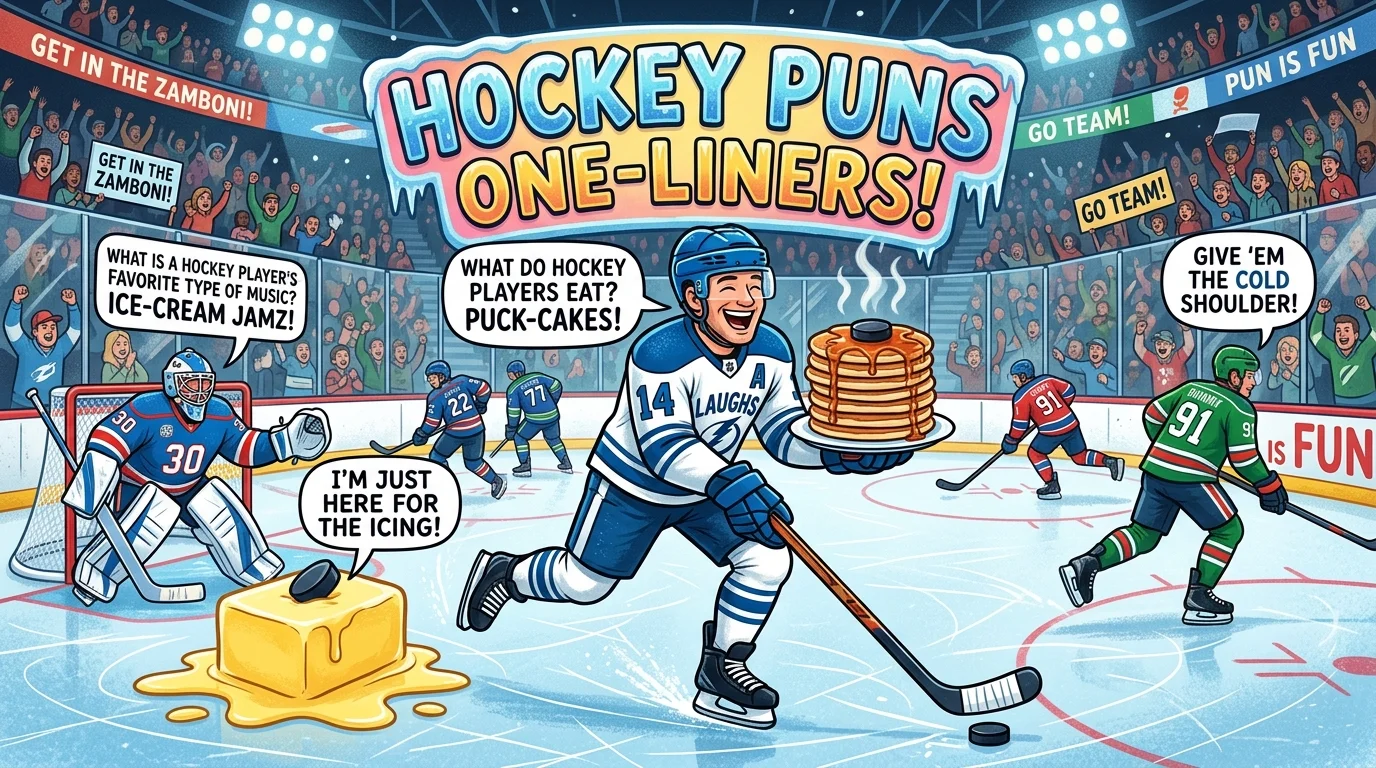 Hockey Puns One-Liners