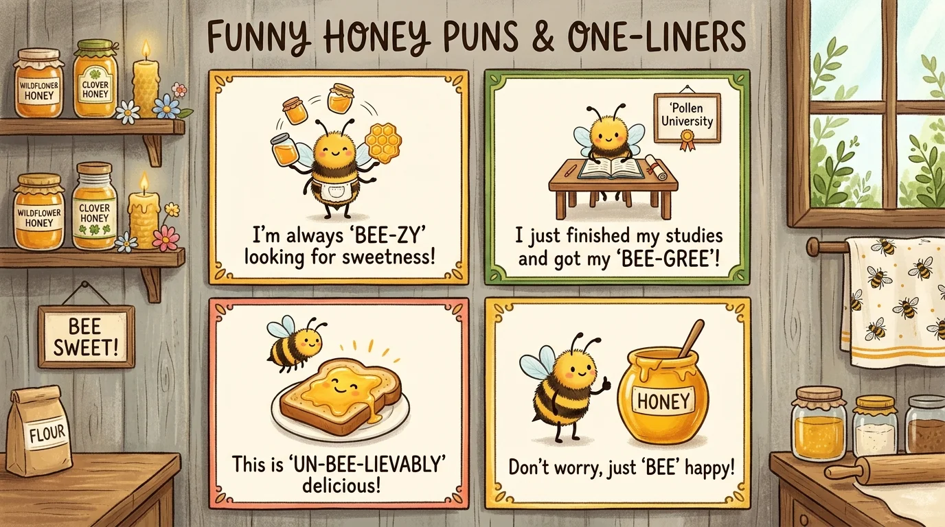 Honey Puns One-Liners