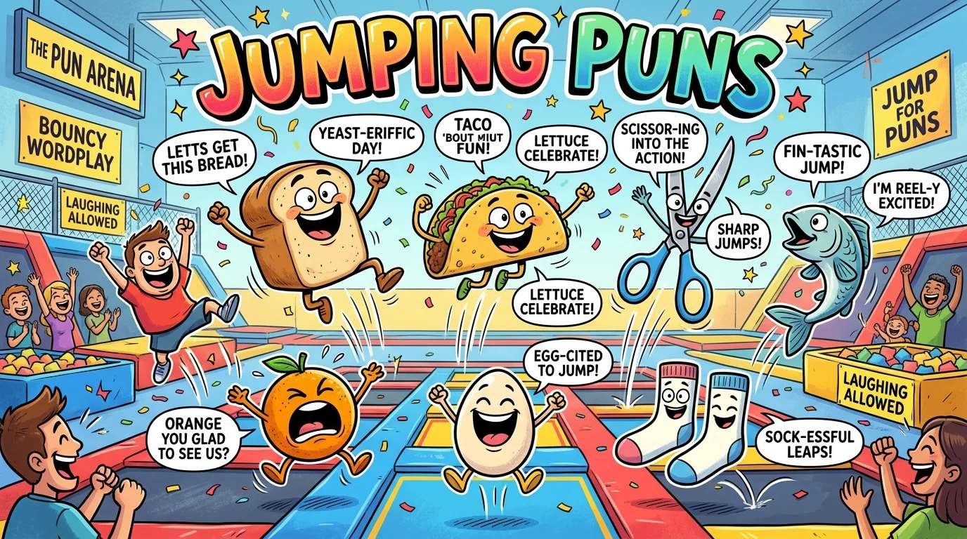 Jumping Puns One-Liners